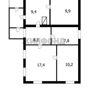 Дом 63м², 2-этажный, участок 5 сот.