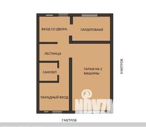 Дом 152м², 3-этажный, участок 9 сот.