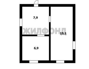 Дом 30м², 2-этажный, участок 15 сот.