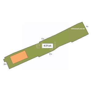 Дом 36м², 1-этажный, участок 4 сот.