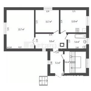 Дом 151м², 2-этажный, участок 7 сот.