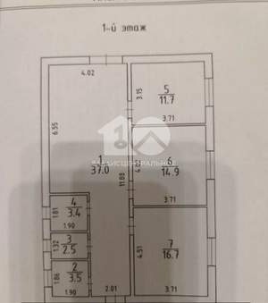 Дом 94м², 1-этажный, участок 5 сот.