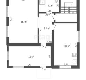 Дом 221м², 3-этажный, участок 6 сот.