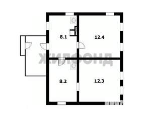 Дом 41м², 1-этажный, участок 10 сот.