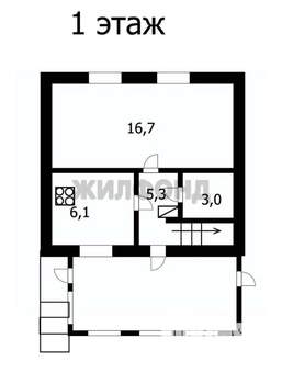 Дом 97м², 2-этажный, участок 7 сот.