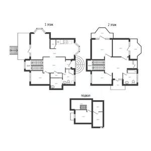 Дом 268м², 2-этажный, участок 10 сот.