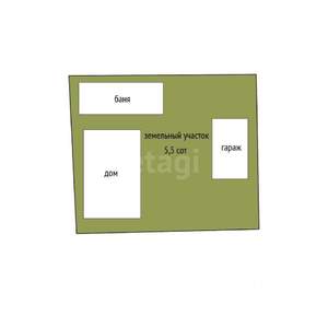 Дом 80м², 1-этажный, участок 6 сот.