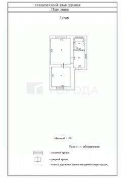 Дом 35м², 1-этажный, участок 4 сот.