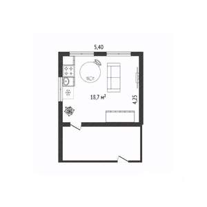 Дом 10м², 1-этажный, участок 11 сот.