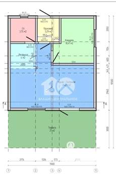 Дом 126м², 2-этажный, участок 6 сот.