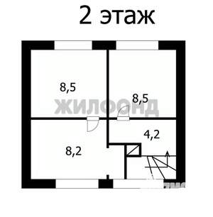 Дом 97м², 2-этажный, участок 7 сот.