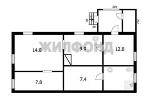 Дом 51м², 2-этажный, участок 4 сот.