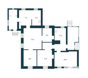 Дом 89м², 1-этажный, участок 5 сот.