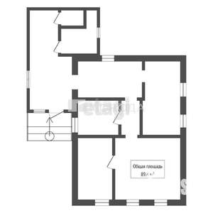 Дом 89м², 1-этажный, участок 10 сот.