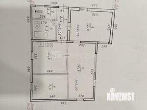 Дом 60м², 1-этажный, участок 4 сот.