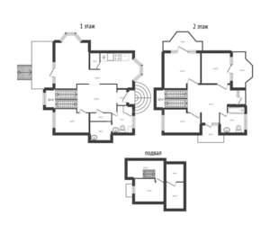 Дом 268м², 3-этажный, участок 10 сот.