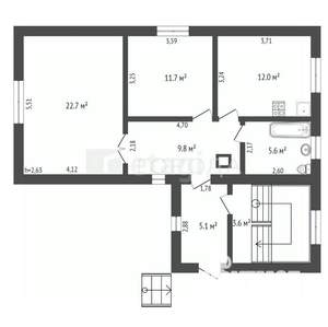 Дом 151м², 2-этажный, участок 7 сот.