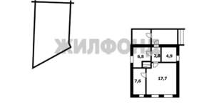 Дом 40м², 2-этажный, участок 9 сот.