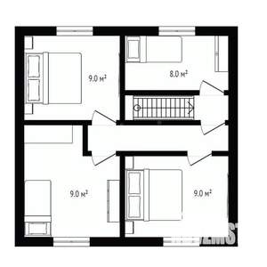 Дом 130м², 3-этажный, участок 5 сот.