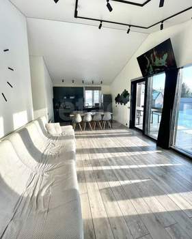 Дом 100м&sup2;, 1-этажный, на длительный срок, 