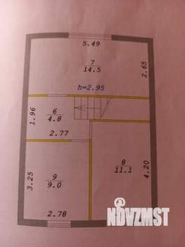 Дом 82м&sup2;, 2-этажный, на длительный срок, 