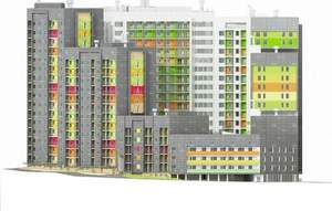 Дом 31м&sup2;, 19-этажный, на длительный срок, 