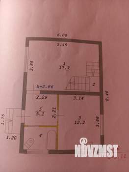 Коттедж 83м², 2-этажный, на длительный срок, 