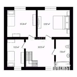 Дом 189м², 3-этажный, участок 6 сот.  