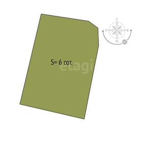 Дом 27м&sup2;, 2-этажный, участок 6 сот.  