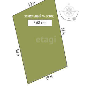 Дом 32м&sup2;, 2-этажный, участок 6 сот.  