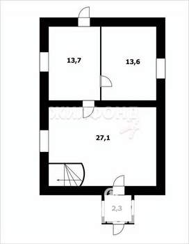 Дом 154м², 3-этажный, участок 5 сот.  