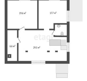 Дом 156м&sup2;, 2-этажный, участок 13 сот.  