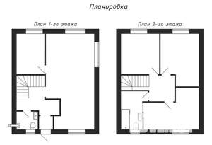 Коттедж 126м², 2-этажный, участок 5 сот.  