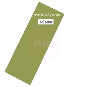 Дом 30м², 1-этажный, участок 6 сот.  