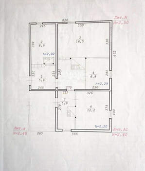 Дом 63м&sup2;, 1-этажный, участок 10 сот.  