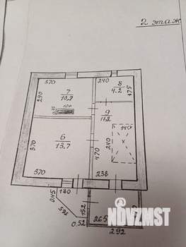 Дом 78м&sup2;, 2-этажный, участок 4 сот.  