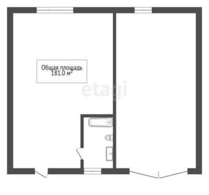 Дом 181м&sup2;, 2-этажный, участок 6 сот.  