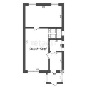 Дом 220м², 2-этажный, участок 3 сот.  
