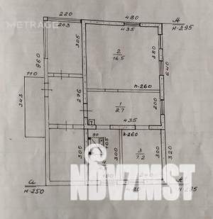 Дом 37м&sup2;, 1-этажный, участок 9 сот.  
