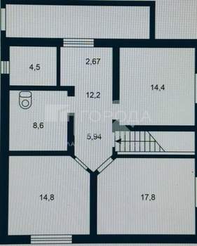 Дом 221м&sup2;, 2-этажный, участок 5 сот.  