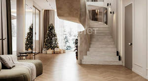 Дом 630м&sup2;, 3-этажный, участок 8 сот.  