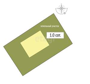 Дом 50м², 2-этажный, участок 1 сот.  