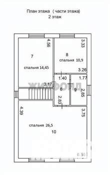 Дом 163м², 2-этажный, участок 6 сот.  