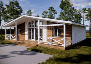 Дом 107м&sup2;, 2-этажный, участок 6 сот.  