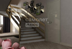 Дом 660м&sup2;, 2-этажный, участок 6 сот.  