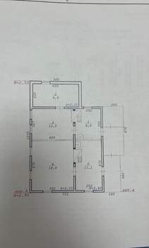 Дом 58м², 1-этажный, участок 7 сот.  