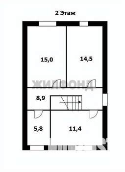 Коттедж 175м², 3-этажный, участок 4 сот.  