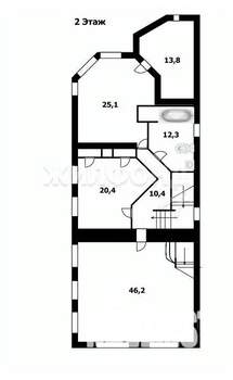 Коттедж 404м², 3-этажный, участок 30 сот.  