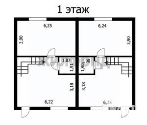 Таунхаус 180м², 3-этажный, участок 5 сот.  