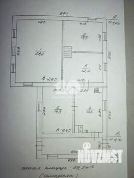 Дом 70м&sup2;, 2-этажный, участок 10 сот.  